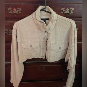 Forever 21 corduroy cropped Jacket